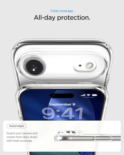 Coque pour iPhone 17, Compatible avec MagSafe, Anti-Jaunissement, Protection Antichoc Militaire, HD Clair Étui de Téléphone, Dos Transparent Anti-Rayures Housse - Navorenth